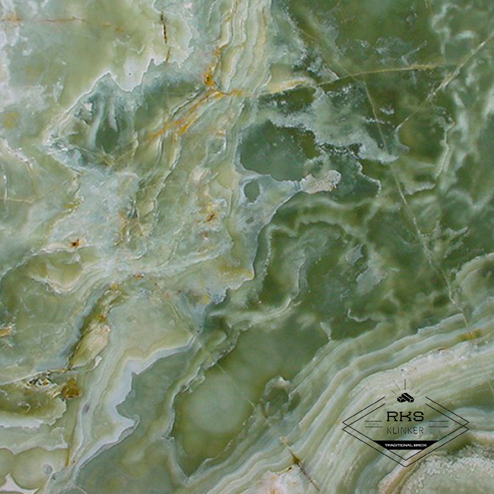 Фасадный камень Полоса - Оникс Green-Blue в Москве