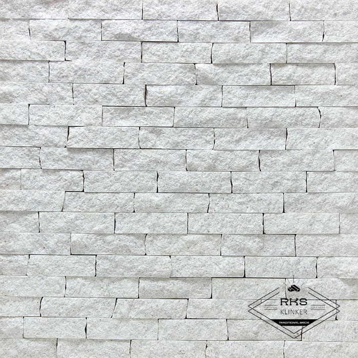 Фасадный камень Полоса - Гранит Imperial White в Москве