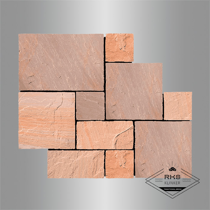 Мозаика из камня песчаник RKS SLATE Belgian Multi в Москве