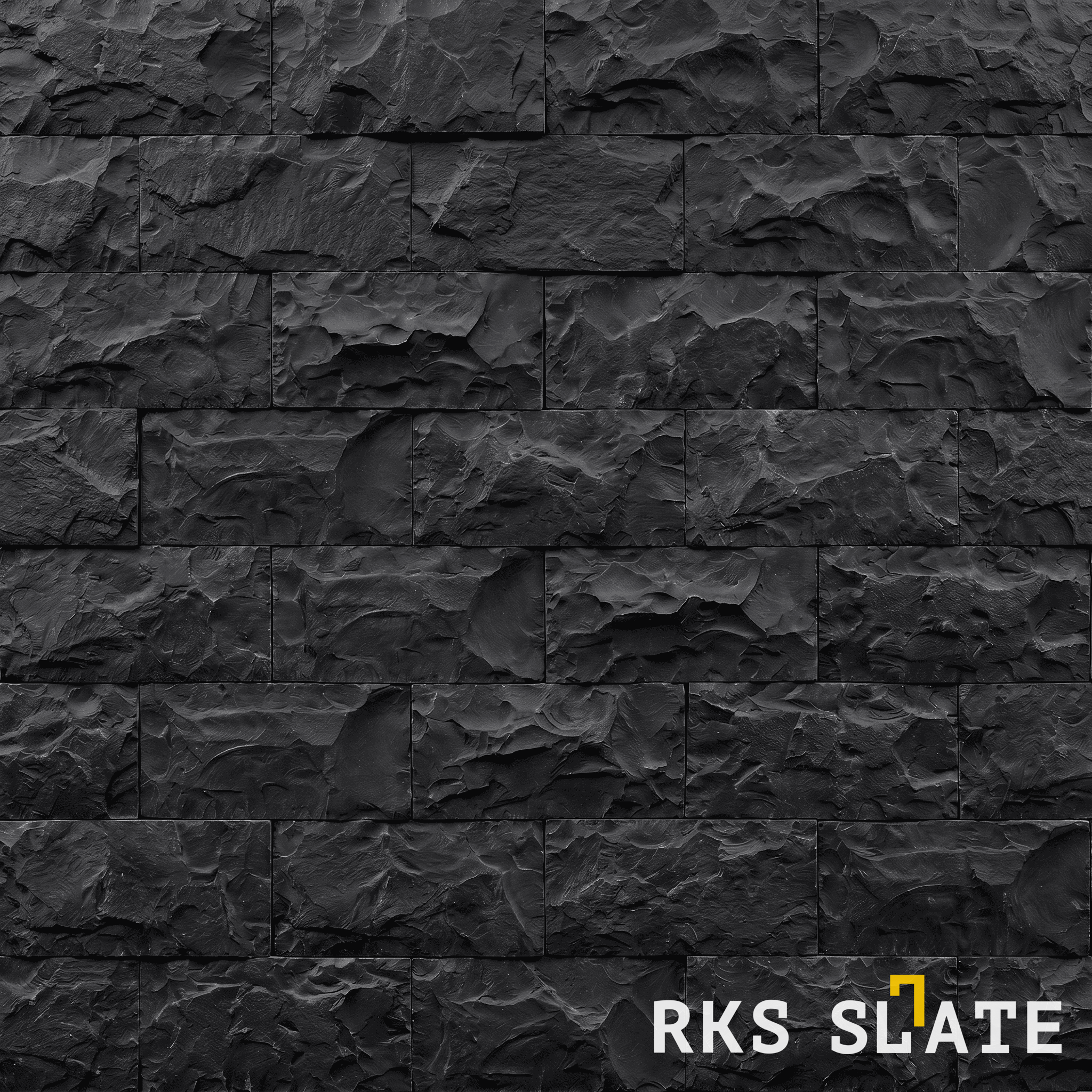 Фасадный колотый камень Belgian Black Rock (Скала) в Москве