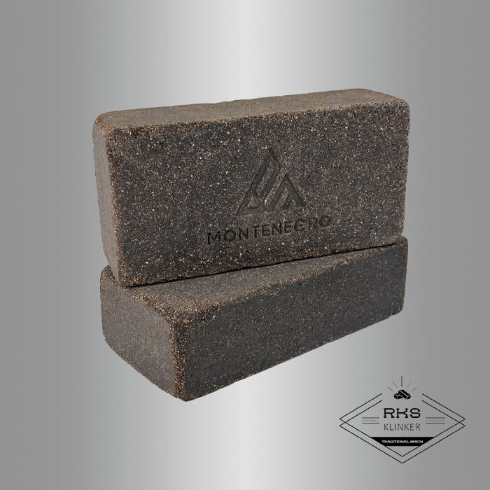 Кирпич печной Temple Montenegro SHA 5 Black Argentum 230x114x65 мм в Москве