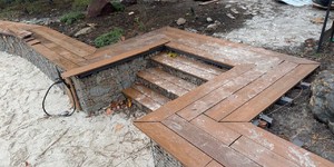 Террасная доска ДПК Turtle Shell Solid Australian Palisander Dual Thai Teak Co-Extrusion благоустройство территори доской из дпк (1)
