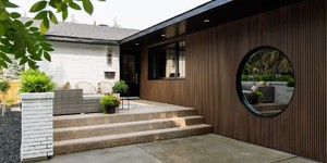 Реечная панель ДПК Turtle Shell, Middle Lines, Australian Palisander Co-Extrusion современная отделка фасада качественными рейками (1 (6)