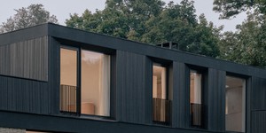 Камень для фасада фото готовых домов 3D панели RKS SLATE Кварцит Sesame Yellow Country заказать (8)