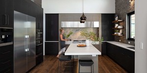 Каменная мозаика для фартука кухни 3D панели RKS SLATE Кварцит Silver Grey Classic Z купить (5)