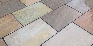 Плитка для укладки во дворе из натурального песчаника RKS SLATE Belgian Multi купить с доставкой (3)