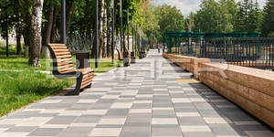 Тротуарная плитка БРАЕР Триада (белый,серый,графит) купить в Курской области по выгодной цене